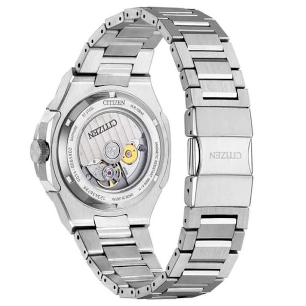 Herrenarmbåndsur Citizen NB6031-56E - Rustfrit stål - 10 Atm - Safirglas Sølv