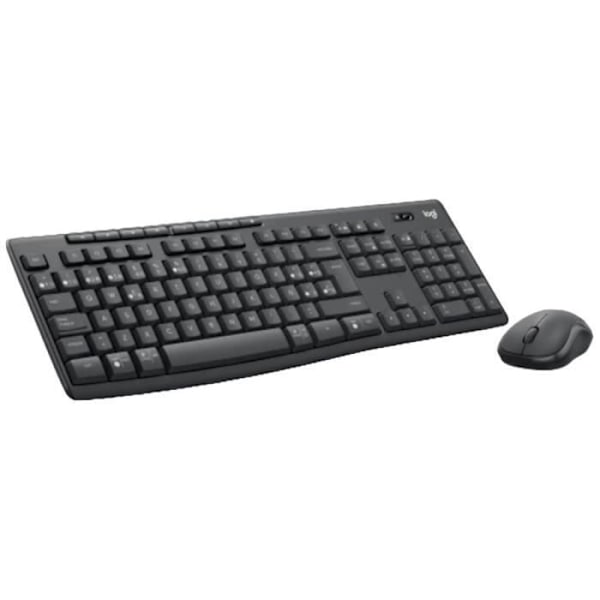 Hiiri ja näppäimistö - Logitech - MK370 - Bluetooth - Musta - Ranska