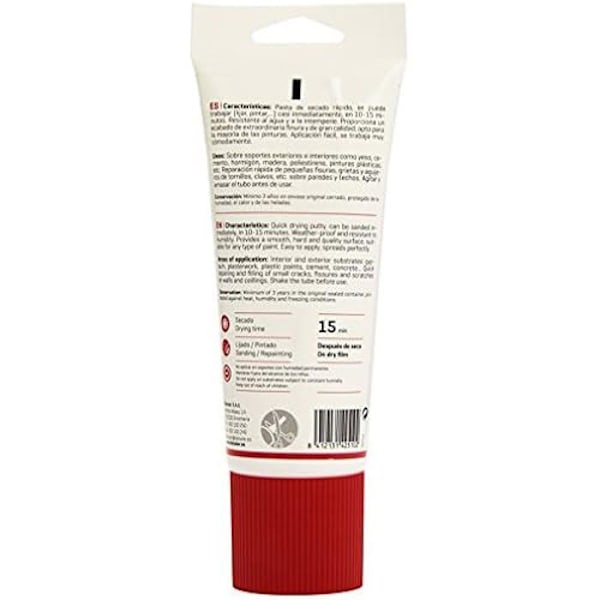 Spackel - BEISSIER - M56072-Aguaplast - 200 ml - Klar att använda - Smidig och hård finish