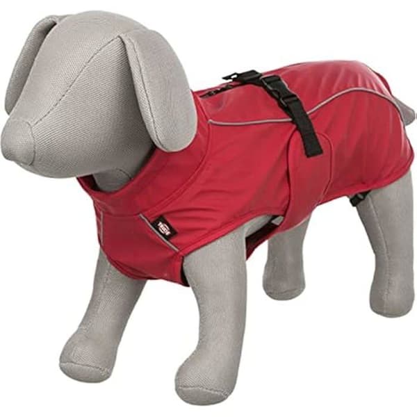 Koiran Sateenpitävä - TRIXIE - Vimy - XL - 80 cm - Punainen - Sateenpitävä Polyesteri Röd