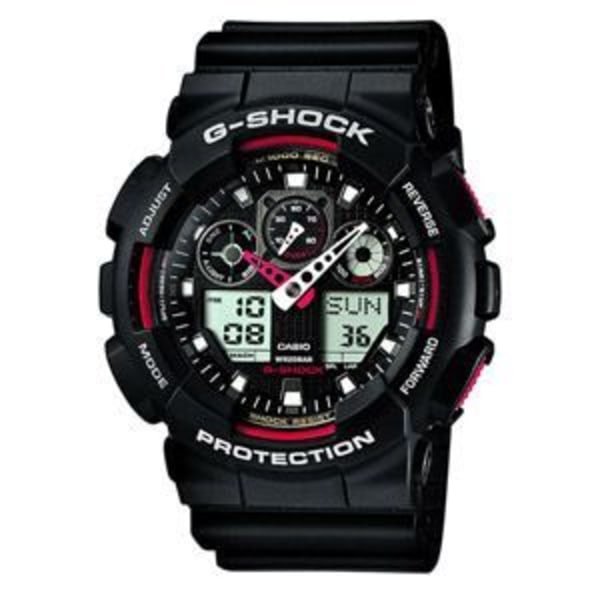 CASIO G-Shock GA-100-1A4ER kvartsikello Svart
