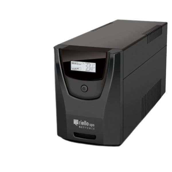 Riello NPW 1500 inverter - Line interaktiv - 1,5 kVA - 900 W Sort