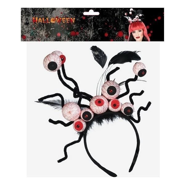 Hårband - BigBuy - Ögon - Unisex - Svart - Fest Svart