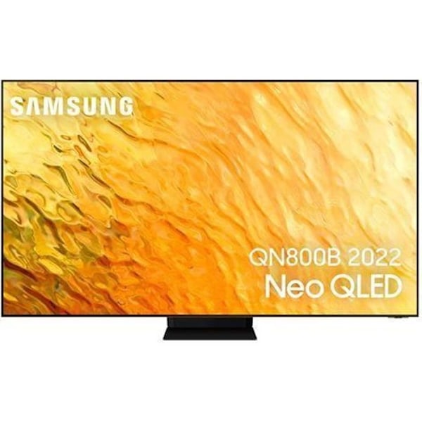 Samsung TV Neo QLED 75 QE75QN800B 8K UHD Grå anthracite 2022 - QE75QN800BTXXC Rustfrit stål