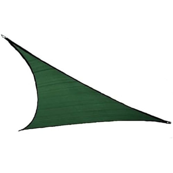 Skærmsejl - FAURA - 45102 - Trekantet - Grøn - 5 m - UV-beskyttelse Grön