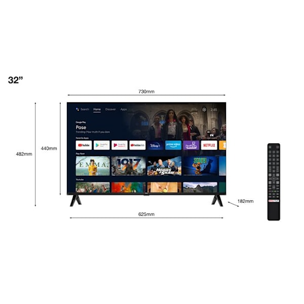 TCL 32S5403AF LED 80cm Full HD
