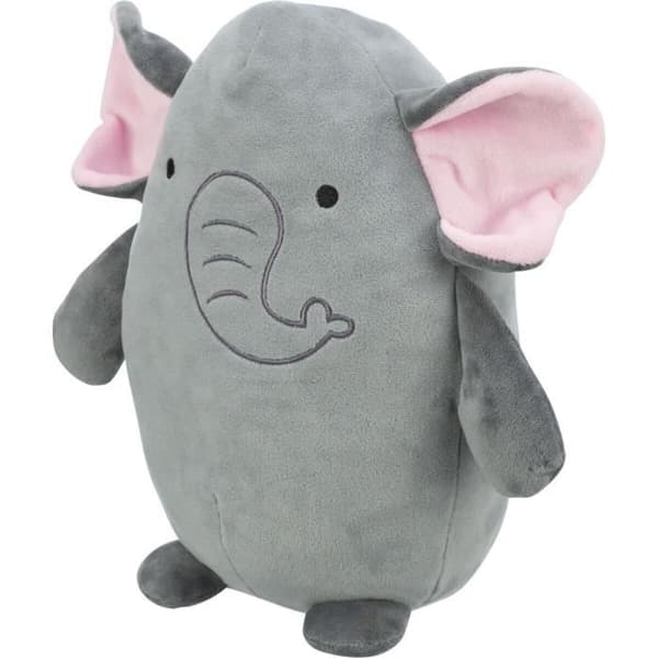 Plush leksak - TRIXIE - Elefant - Grå - Pack med 2 - För hund