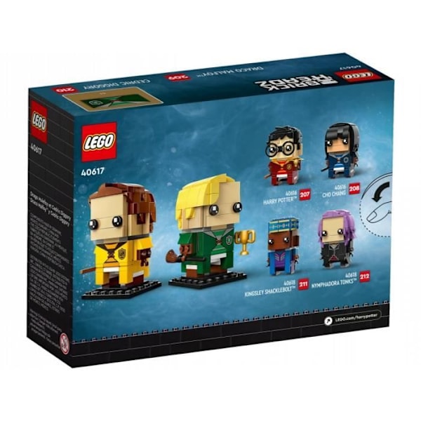 LEGO BrickHeadz - LEGO 40617 Draco Malfidus og Carlo Kannewasser - Byggesæt - 262 dele