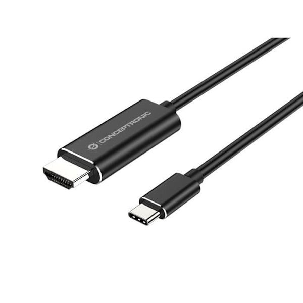 CONCEPTRONIC ABBY04B VIDEOKAAPELI JA SOVITIN 2M USB TYPE-C HDMI
