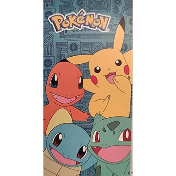 Alkuperäinen Pokémon kylpypyyhe, rantapyyhe 70x140cm