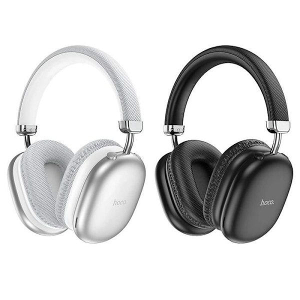 Bluetooth headset - HOCO - W35 Max - Sølv - Sammenklappelig - 90 timers batteriertid pengar