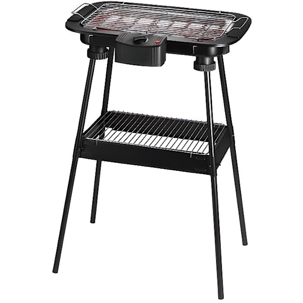 Elgrill - GENERISK - 2000w - Yta 47,5x30cm - Ljusindikator - Justerbar höjd