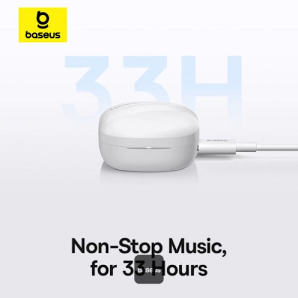 Baseus Bowie E20 True Wireless Stellar Valkoinen langattomat kuulokkeet