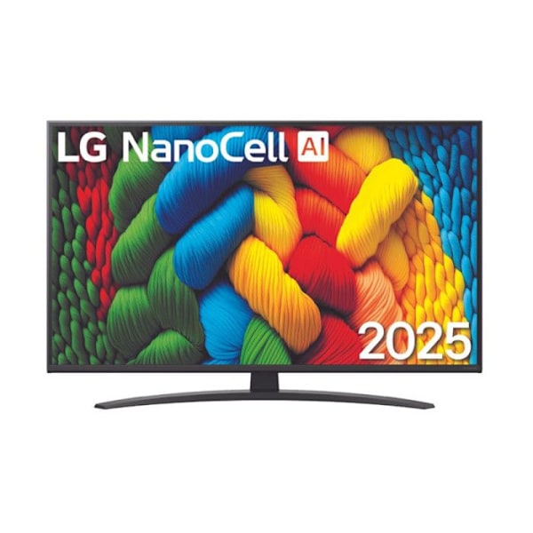 TV NanoCell LG 43NANO81A6A 108 cm 4K UHD 2025 Sort