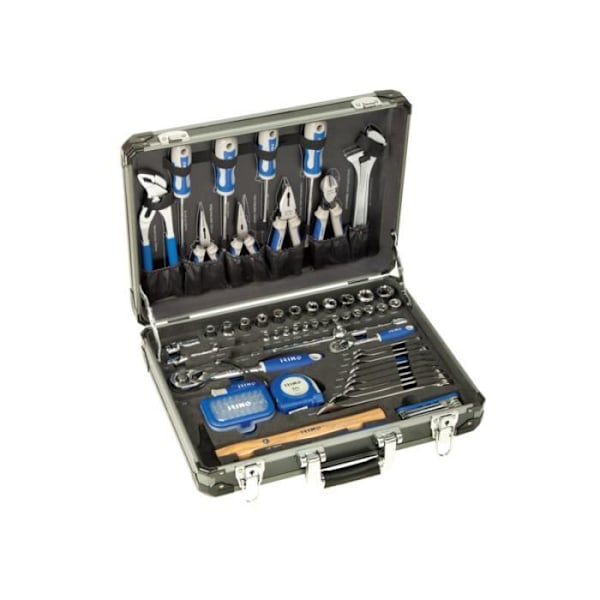 Aluminiumsamalette - Irimo - 9024-1TS1 - 98 værktøjer - Dimensioner 115x365x460 mm - Vægt 8.80 kg
