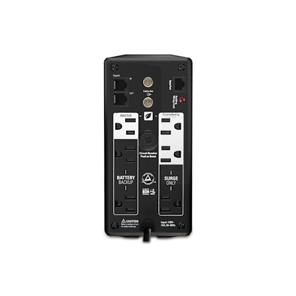 APC Line Interactive UPS från Schneider Electric Back-UPS BR700G - 700 VA/450 W - Tower - 110 V AC-ingång
