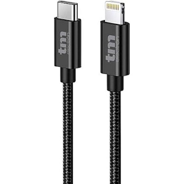 USB C - Lightning -kaapeli - TM ELECTRON - Nylon - 1,5 metriä