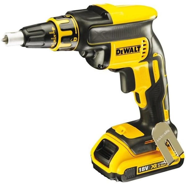 Kipsilevyruuvimeisseli 18V 2Ah Li-ion Harjaton moottori DEWALT DCF620D2