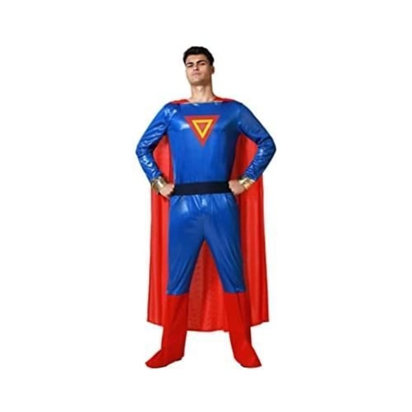 ATOSA SUPERHJÄLTEDräkt för herrar SUPERMAN FULL COSPL-DRÄKT Blå