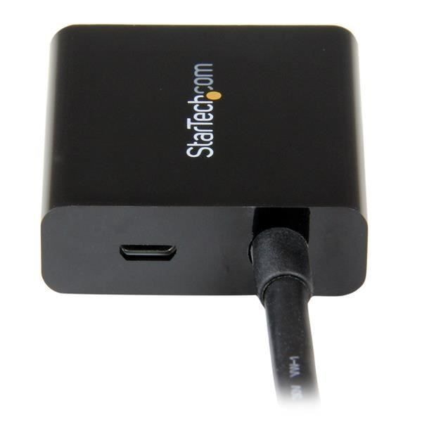 DVI til VGA adapterkabel - DVI-D til HD15 konverter - 1920 x 1200 - Sort