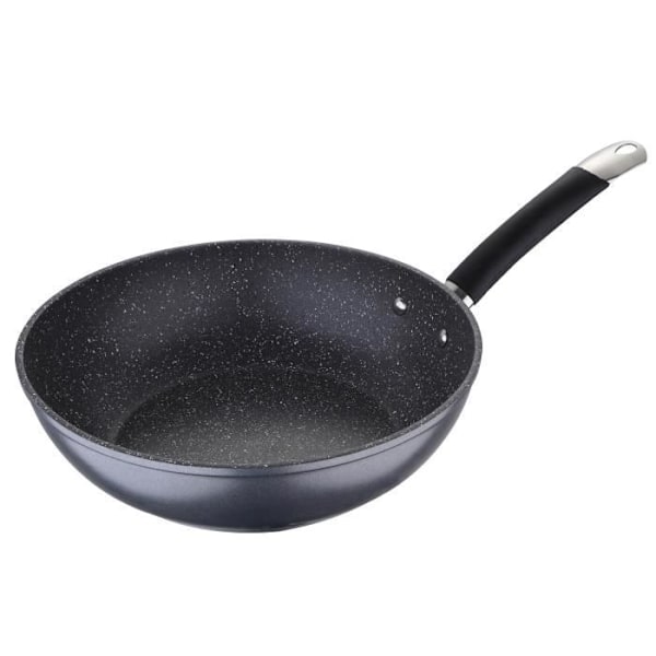 Wok Pan - Masterpro - Home Edition - Smidd aluminium - 28 cm - Induktionskompatibel Grå