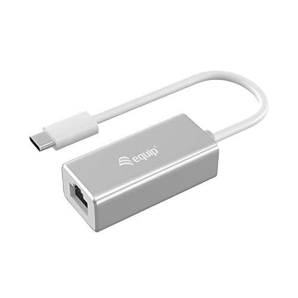 USB Type C til RJ45 Gigabit netværksadapter - EQUIP - 10-100-1000-0.1
