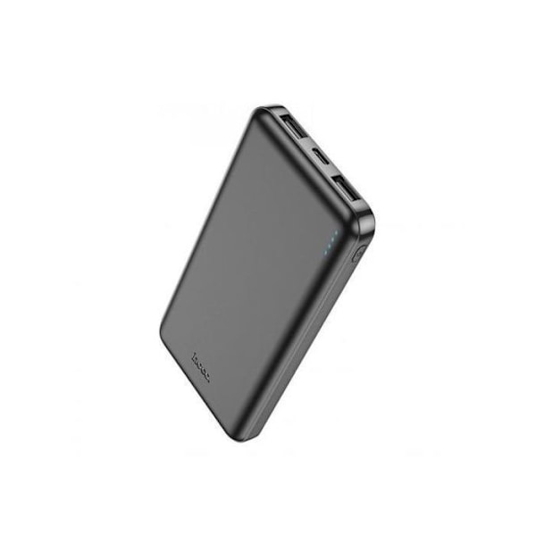 hoco Power Bank batteri ultra tynd 10000mAh USB x2 sort