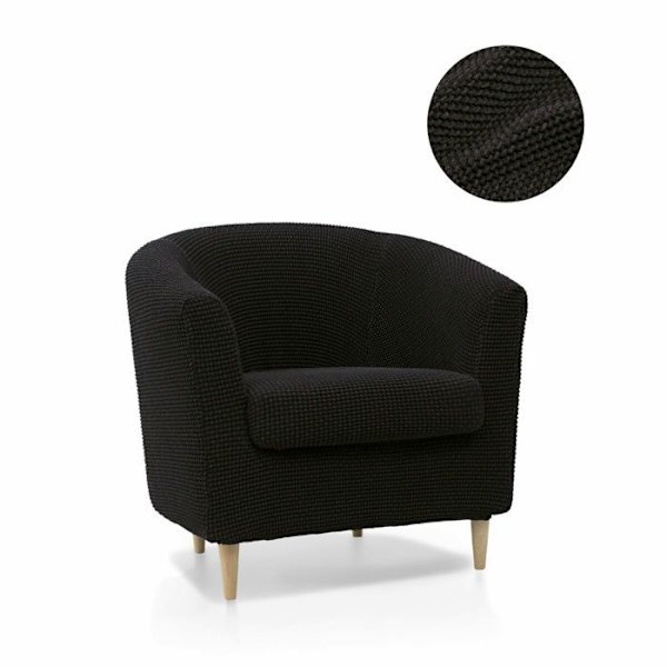 Sofaskins NIAGARA 1-sits fåtöljöverdrag - Svart Svart