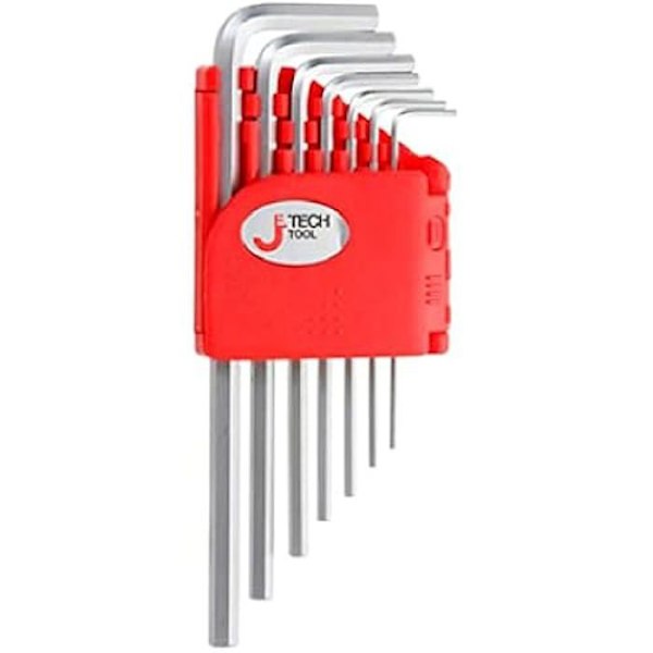 Sexkantnyckelsats - JETECH - S6501045 - Flerfärgad - 10x2x17cm