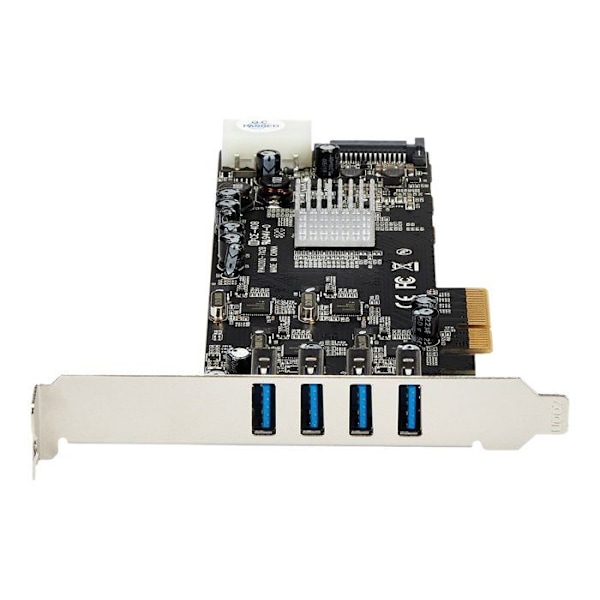 USB-sovitin - STARTECH - PCI Express -ohjainkortti 4 USB 3.0 -portilla - 4 erillistä 5 Gb/s kaistaa