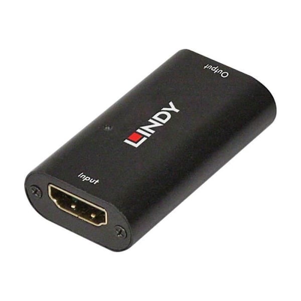 LINDY HDMI 2.0 18G UHD-HDR Repeater-Extender HDMI Audio-Video Extender HDMI 19 Pin Type A - HDMI 19 Pin Type A...