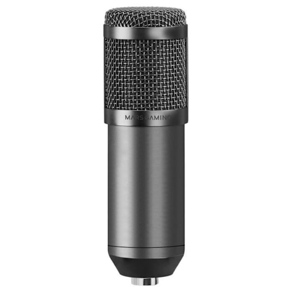 Mars Gaming MMICPRO - Mikrofon PC til streaming og ASMR - Ultra-Høj Opløsning - Sort Svart