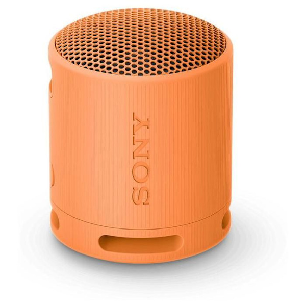 Bluetooth-nomadikaiutin - SONY - SRS-XB100 - Akunkesto 16h - Vesitiivis IP67 - Voimakas ääni Oranssi
