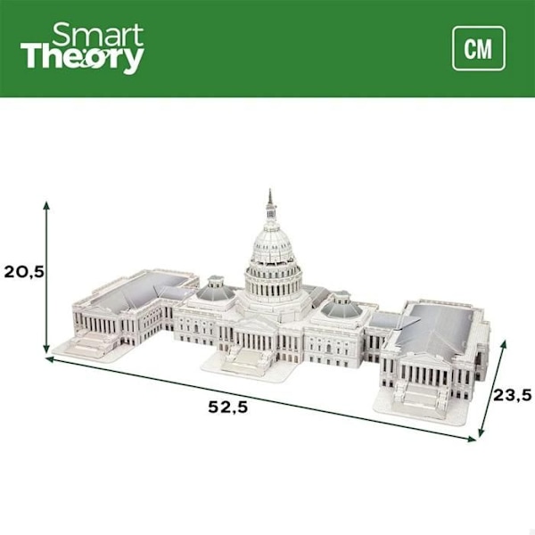 Puzzle 3D - ColorBaby - Capitole - 126 dele - Model 49660 - Multicolor