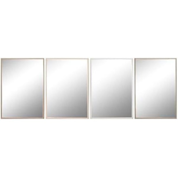 Væg spejl - HOME ESPRIT - Multifarvet - Glas og Polystyren - 63,3 x 89,6 cm - Moderne design Flerfärgad