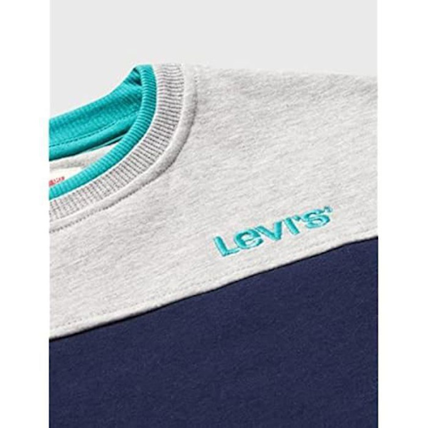 Träningströja - Levi's - Lvb Clrblck Crewneck Sweater - Färg: Svart - Långa ärmar - Barn Grå Ljung 14 år gammal