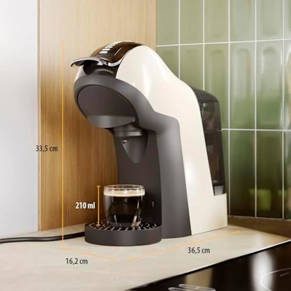 Multi-Capsule kaffemaskin - TRISTAR - CM-2301 - 19 barer - Nespresso och Dolce Gusto kompatibel - BPA fri Beige