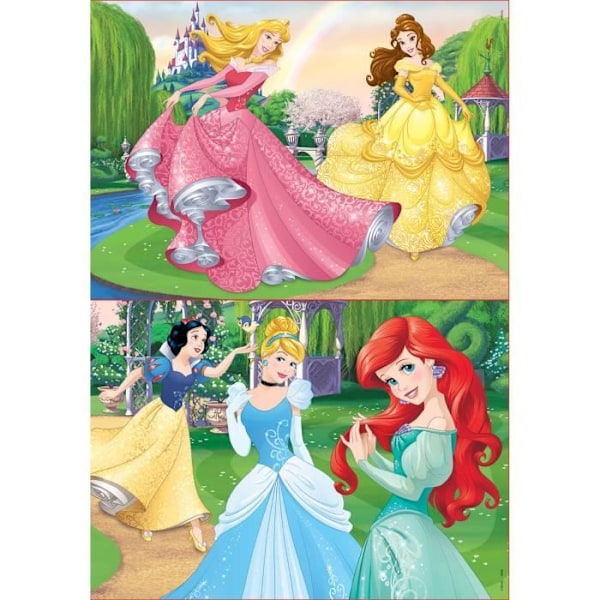Disney Princesses Pussel - EDUCA - 2x20 bitar - För barn från 4 år