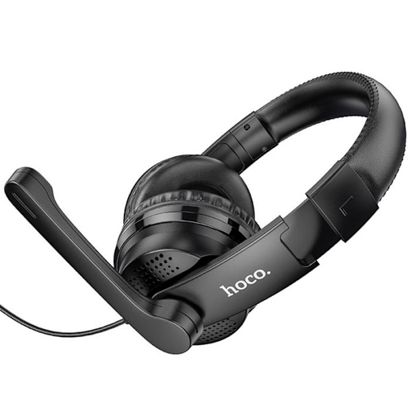 Kablede headset - Hoco - Magic Tour (W103) - Gaming - Sort - Indbygget mikrofon