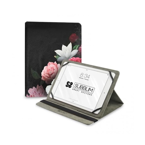 FUNDA TABLET SUBBLIM TRENDY CASE ROSAS 11"