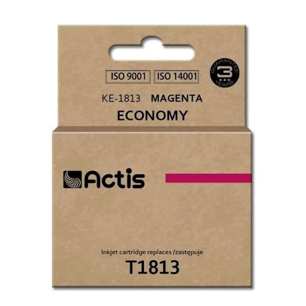 Magenta blækpatron ACTIS til Epson printer (erstatning for Epson T1813)