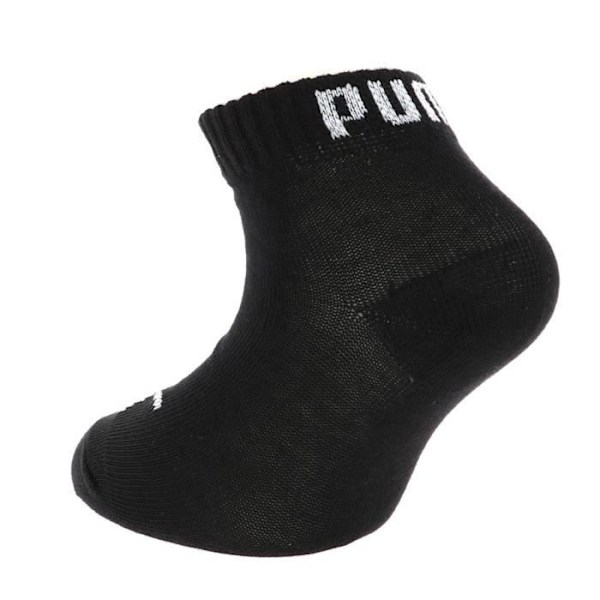 Sportstrumpor - Puma - Kvarts svart jr - Pack om 3 - Bekväma - Bomull Svart 23