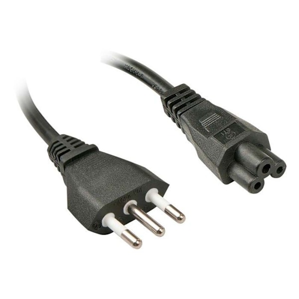 Netkabel, Italien - IEC320 C5 til bærbar computer, 2m