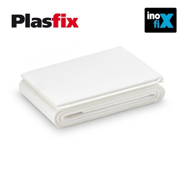 Filtpude - Plasfix - 1000x85mm - Klæbende - Beskytter - Hvid hvid