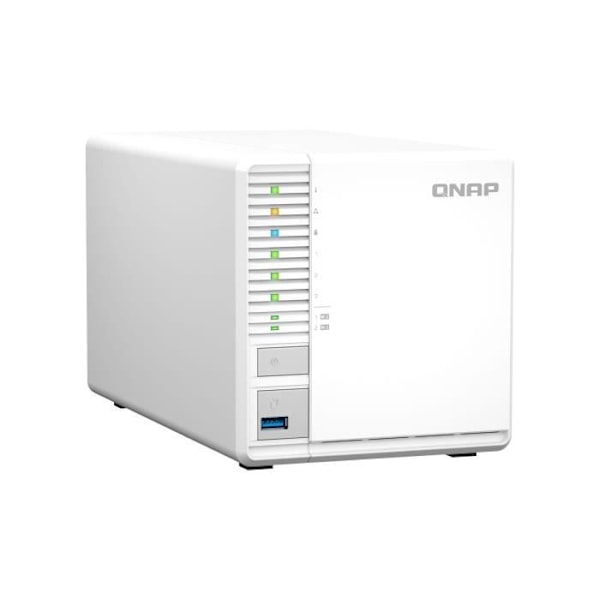 Lagerserver (NAS) - QNAP - TS-364 - Intel Celeron - 4 kerner/ 4 tråde - RAID 5