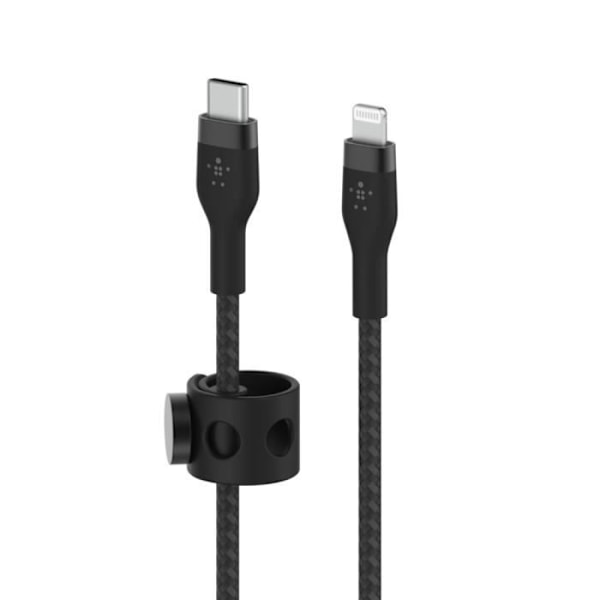 Belkin 2m USB-C/Lightning Tilslutningskabel - Sort