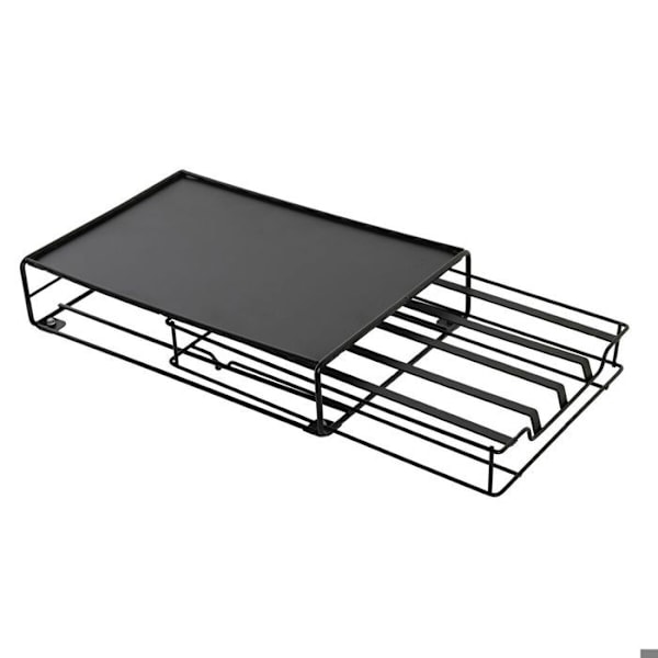 DKD Home Decor Metal Kaffe Kapsel Organizer svart