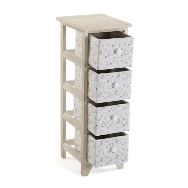 Versa skuffeenhed Lili MDF træ (30 x 72 x 25 cm)