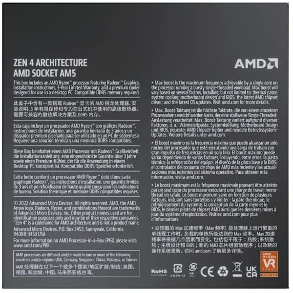 Processor - AMD - Ryzen 5 7600