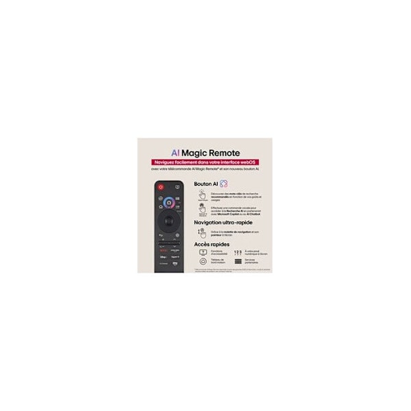 TV LED Lg NANOCELL 2025 65NANO81A6A 164cm 4K HDR10 60Hz Rena Färger webOS 25